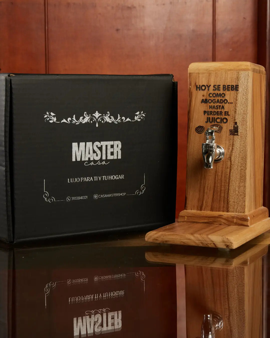 Dispensador de licor Master® Nogal