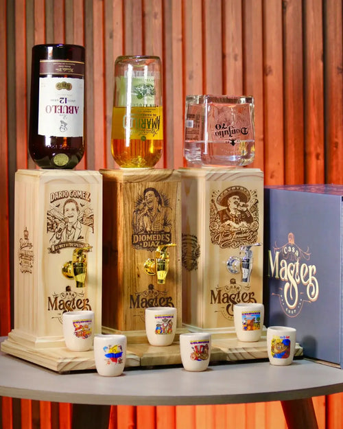 Dispensador de licor tributo cantantes