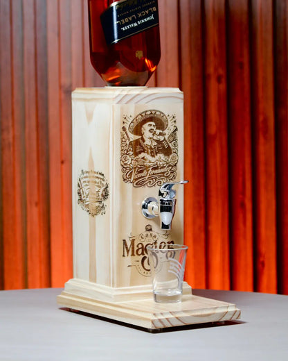 Dispensador de licor tributo cantantes