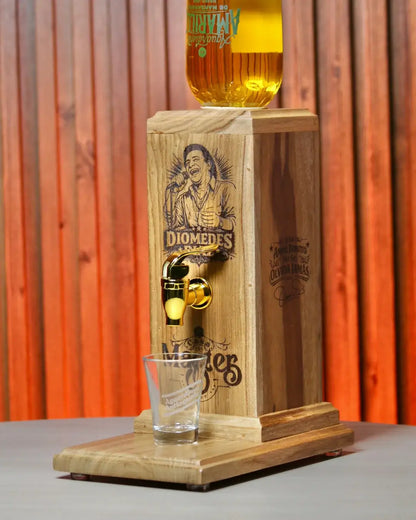 Dispensador de licor tributo cantantes