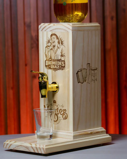 Dispensador de licor tributo cantantes