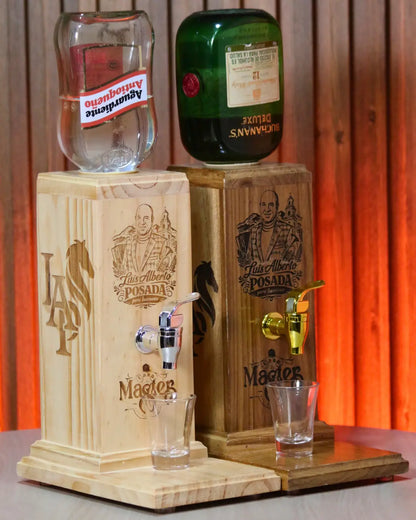 Dispensador de licor tributo cantantes