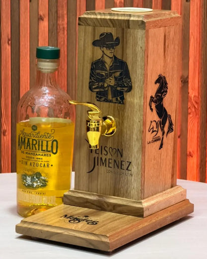 Dispensador de licor tributo cantantes