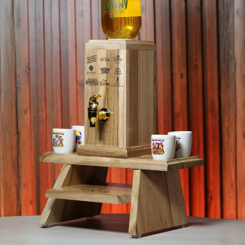 Dispensador de licor Premium - Porta copas incluido